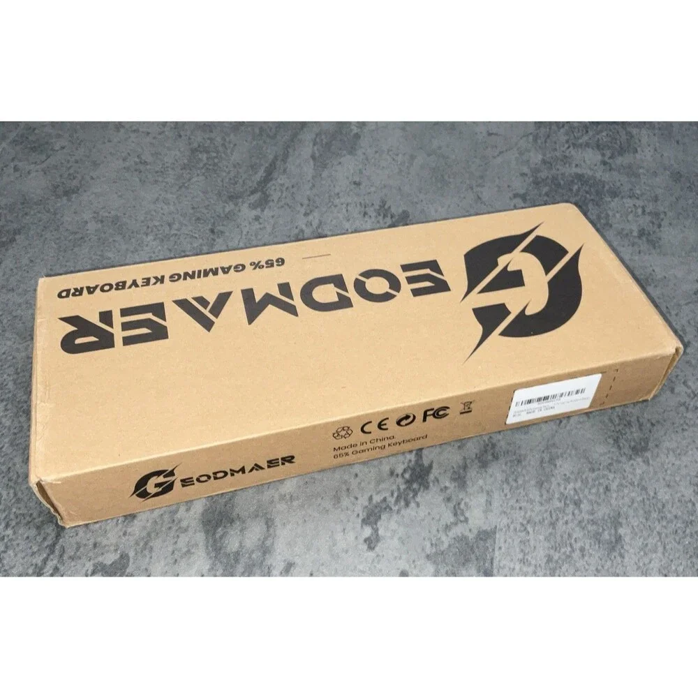 Geodmaer 65% Membrane Gaming Keyboard LED Backlit